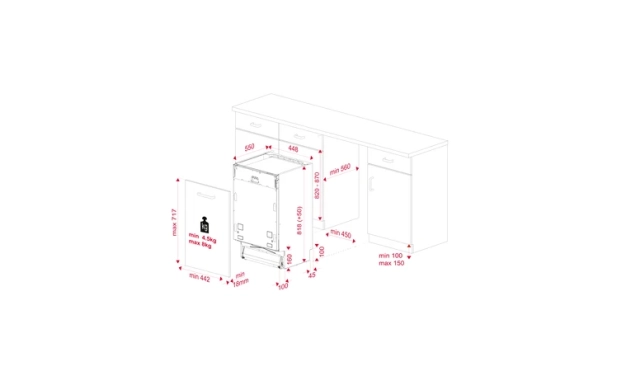 Съдомиялна за вграждане TEKA DFI 74910